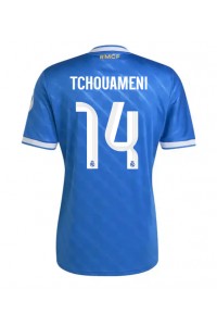 Fotbalové Dres Real Madrid Aurelien Tchouameni #14 Třetí Oblečení 2025-26 Krátký Rukáv
